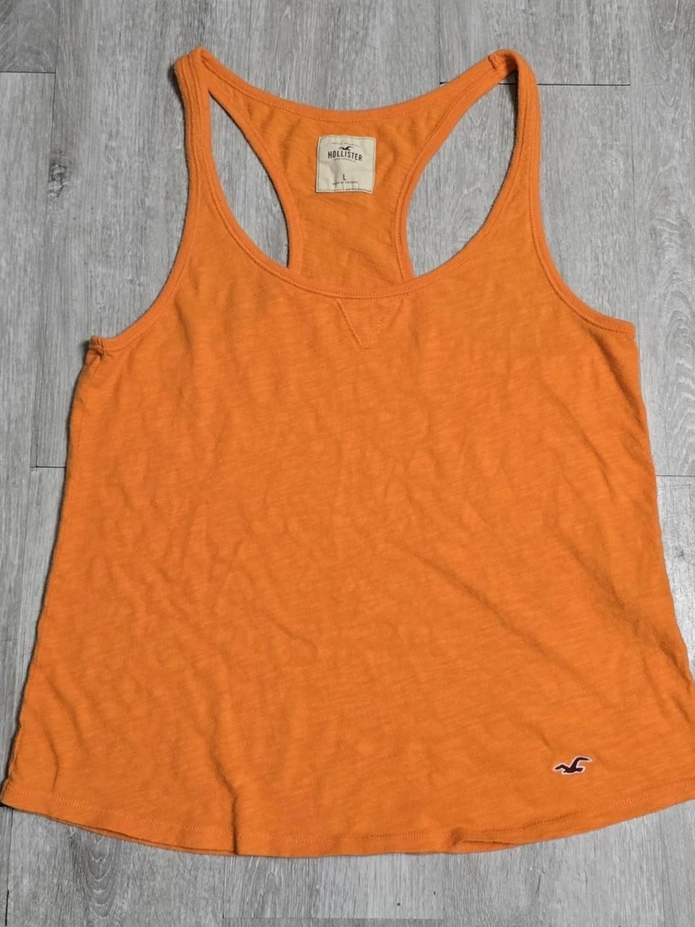 Vintage Y2K Hollister Co. Orange Tank Top Women's Size Large